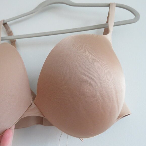 SKIMS Ultimate Push Up Plunge Bra in Clay - Size 36DD - Picture 3 of 10